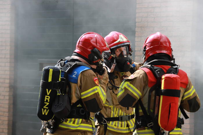 Gemeentewerf decor voor vaardigheidstoetsen