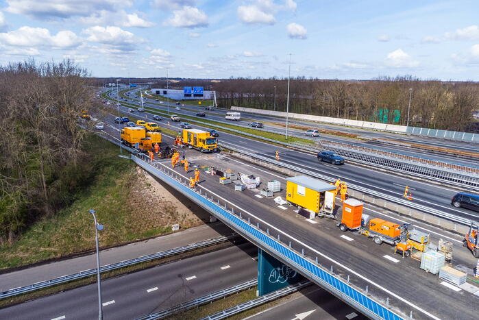 Wekenlange verkeershinder knooppunt Eemnes