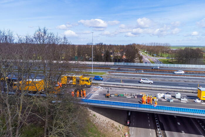 Wekenlange verkeershinder knooppunt Eemnes