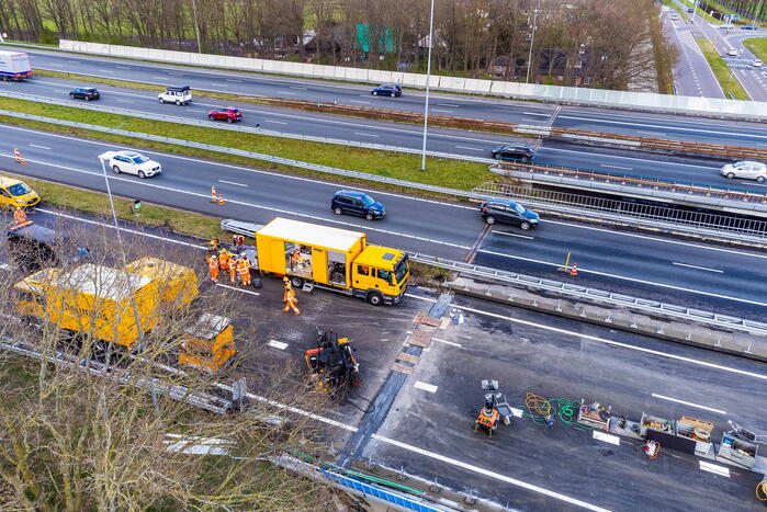 Wekenlange verkeershinder knooppunt Eemnes
