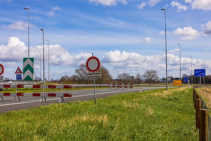 Wekenlange verkeershinder knooppunt Eemnes