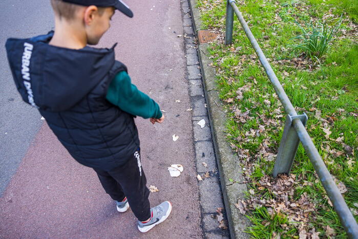 Brand in container vol asbest