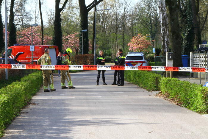 Breuk in gasleiding op terrein van restaurant Dennenoord