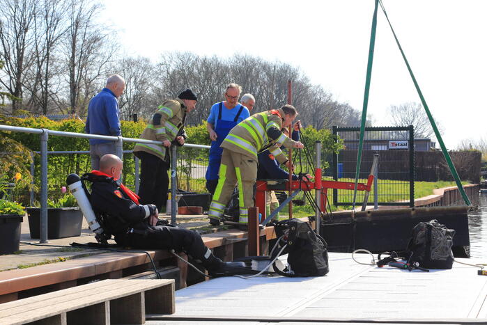 Roeibak Roeivereniging Hemus gezonken in de Eem