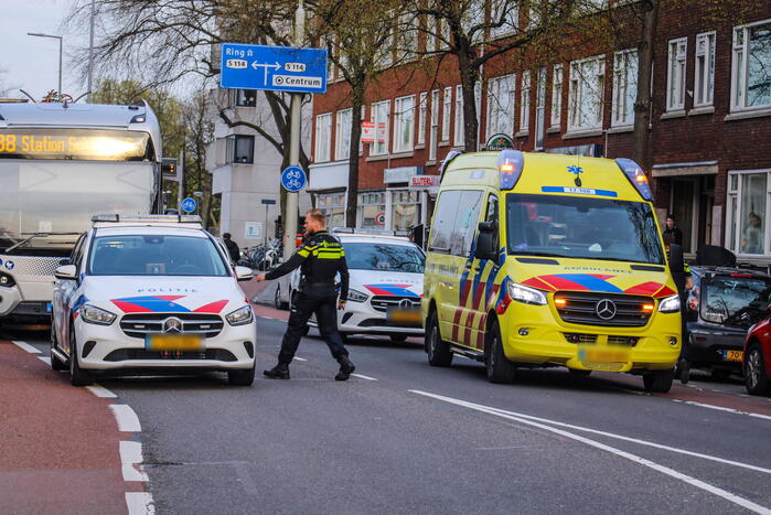Voetganger gewond bij aanrijding