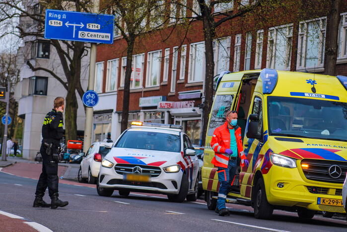 Voetganger gewond bij aanrijding