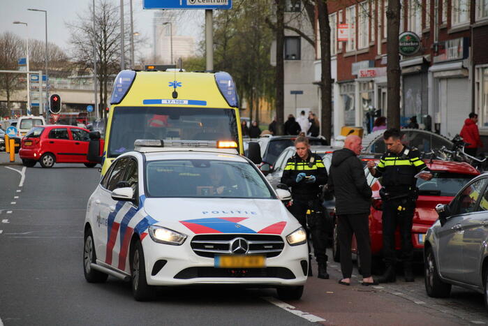 Voetganger gewond bij aanrijding