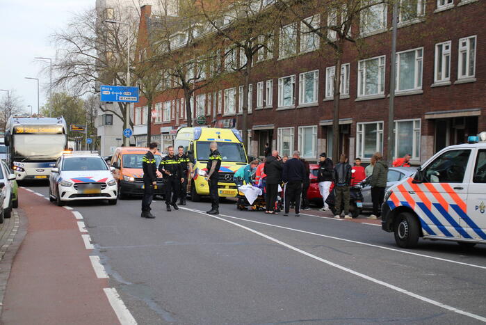 Voetganger gewond bij aanrijding