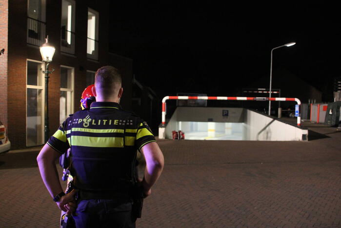 Parkeergarage vol rook na brand