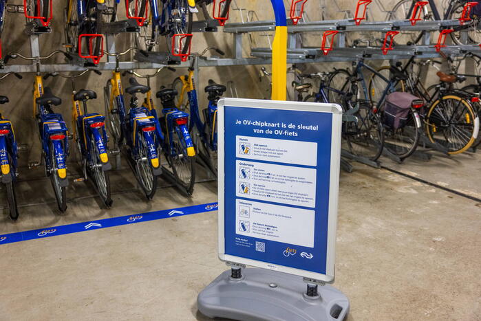 OV-fietsen voorzien van elektrisch slot