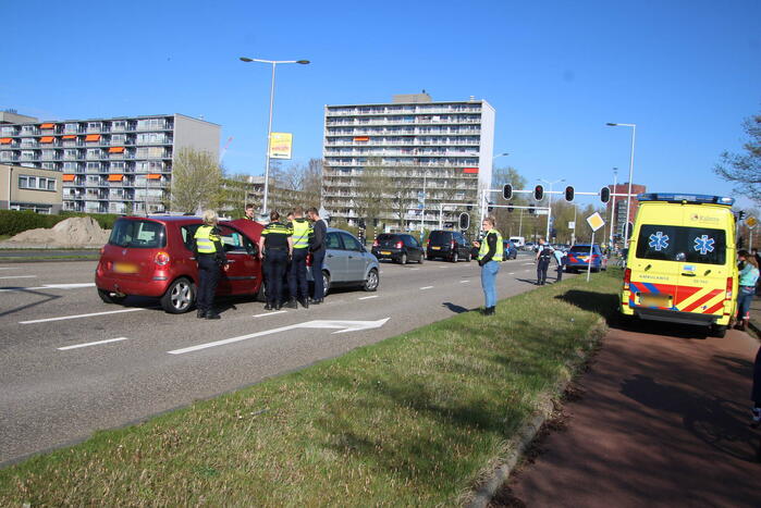 Gewonde bij kop-staart botsing