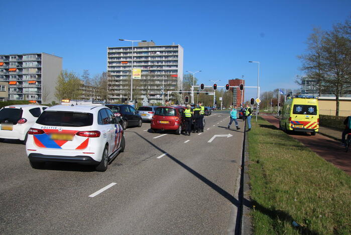 Gewonde bij kop-staart botsing