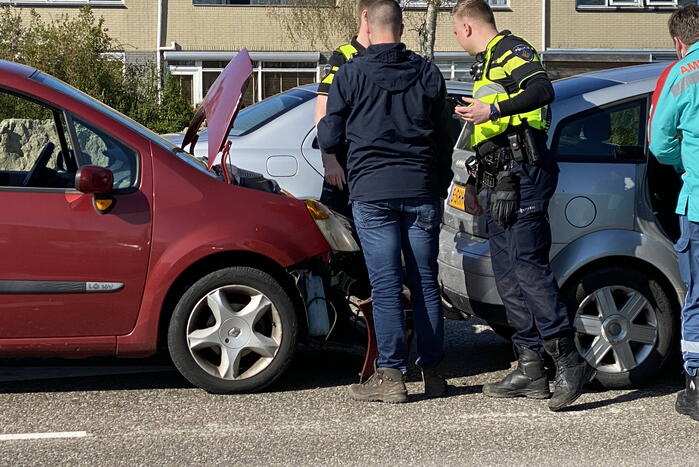 Gewonde bij kop-staart botsing