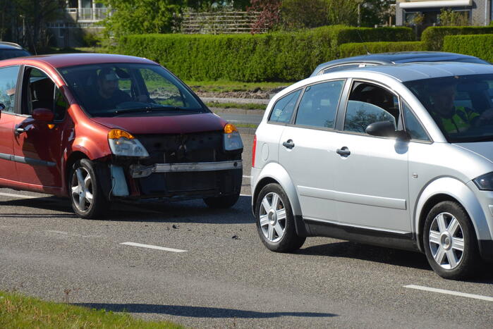 Gewonde bij kop-staart botsing