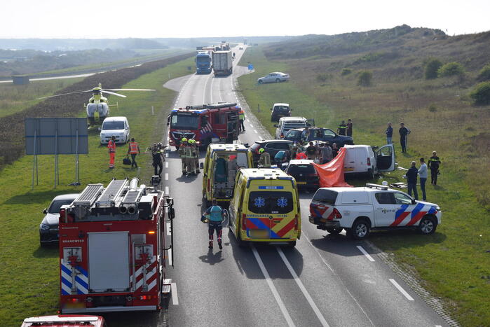 Dode en zwaar gewonde bij ernstig ongeluk