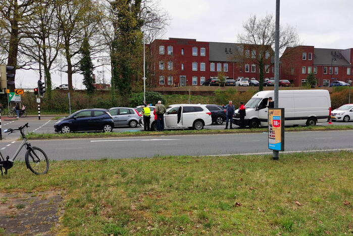 Flinke schade bij kop-staart botsing
