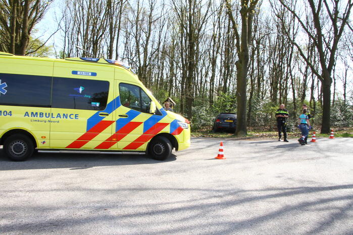 Auto belandt in greppel na ongeval