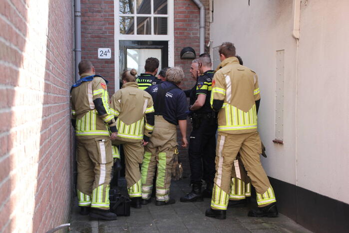 Grote zorgen om persoon in woning
