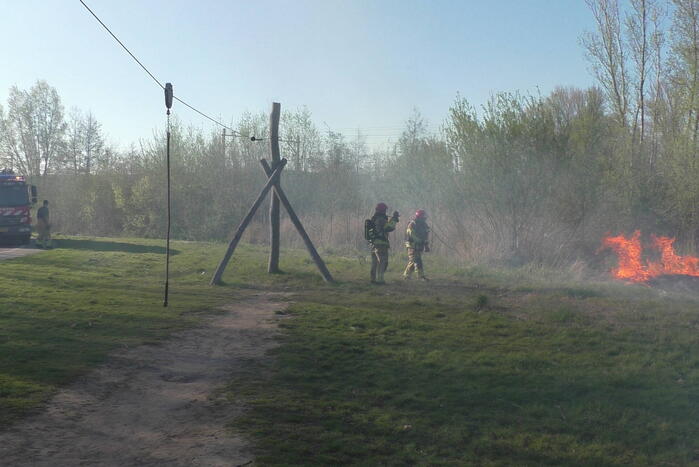 Flinke rookontwikkelingen bij natuurbrand