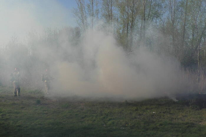 Flinke rookontwikkelingen bij natuurbrand