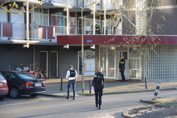 Politie in kogelwerende vesten