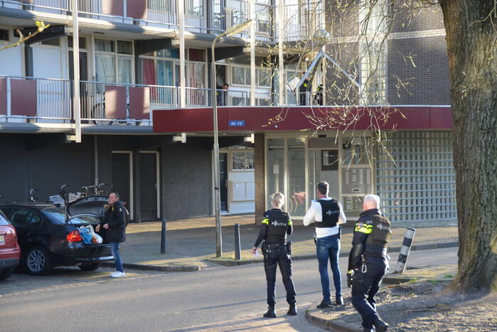 Politie in kogelwerende vesten