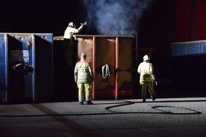 Wederom brand in Container