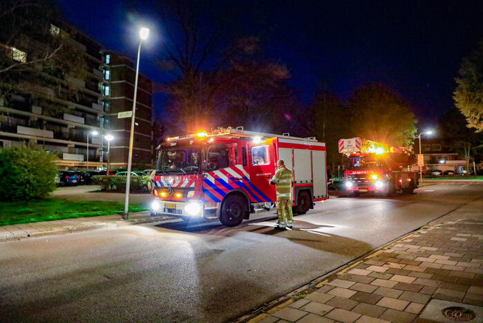 Brandweer ingezet voor gebouwbrand
