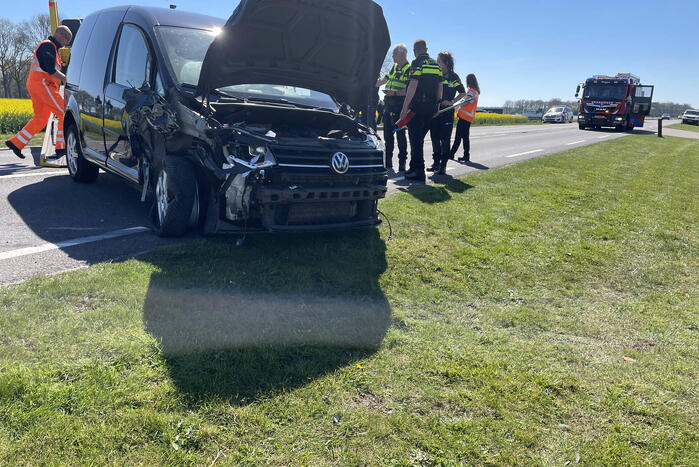 Aanrijding tussen meerdere voertuigen