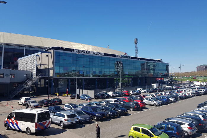 Veel politie op de been tijdens TOTO KNVB bekerfinale in Feijenoord-stadion
