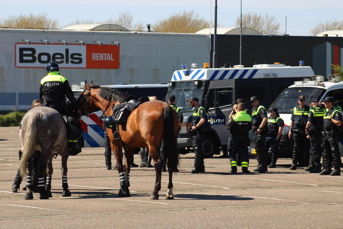 Veel politie op de been tijdens TOTO KNVB bekerfinale in Feijenoord-stadion