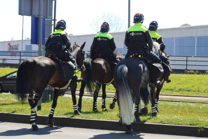 Veel politie op de been tijdens TOTO KNVB bekerfinale in Feijenoord-stadion