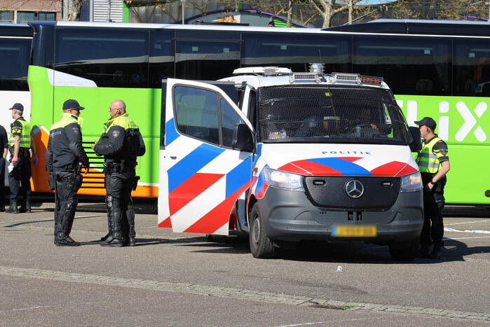 Veel politie op de been tijdens TOTO KNVB bekerfinale in Feijenoord-stadion