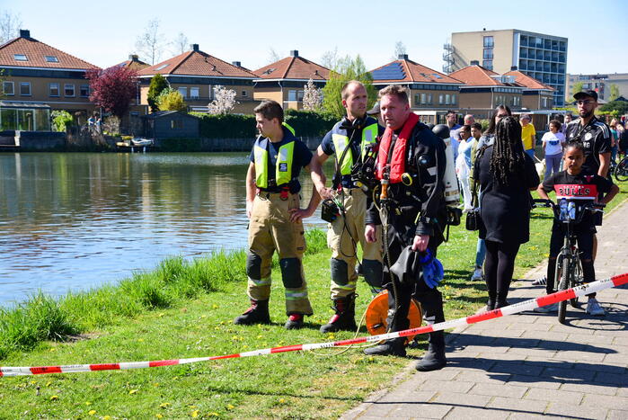 Traumahelikopter landt na gevonden kinderfiets