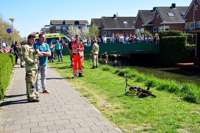 Traumahelikopter landt na gevonden kinderfiets