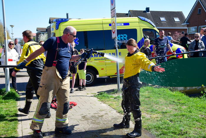 Traumahelikopter landt na gevonden kinderfiets