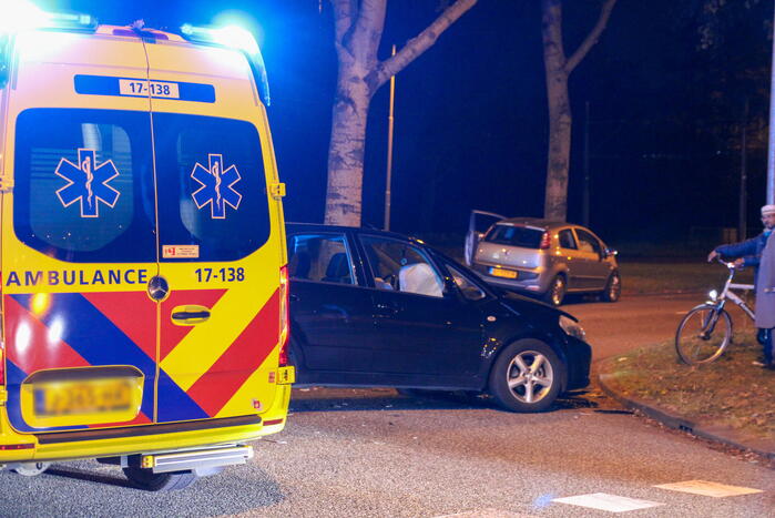 Gewonde bij frontale botsing