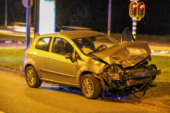 Gewonde bij frontale botsing