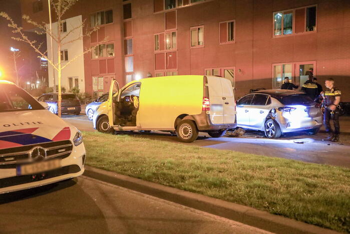 Man aangehouden na crash in Soesterkwartier