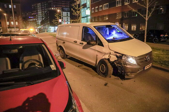 Man aangehouden na crash in Soesterkwartier