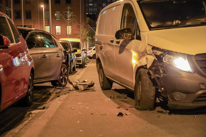 Man aangehouden na crash in Soesterkwartier