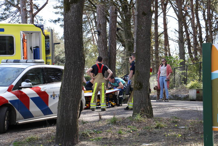 Mountainbiker gewond in natuurgebied