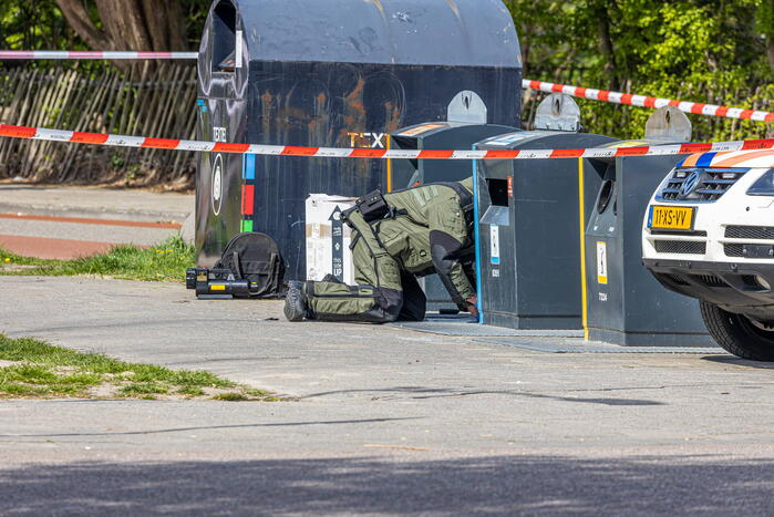 Mogelijk explosief gevonden