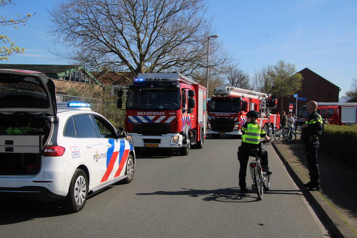 Brand in leegstaand pand