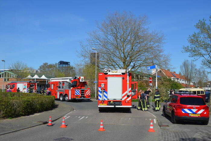 Brand in leegstaand pand
