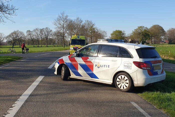 Fietser gewond na val