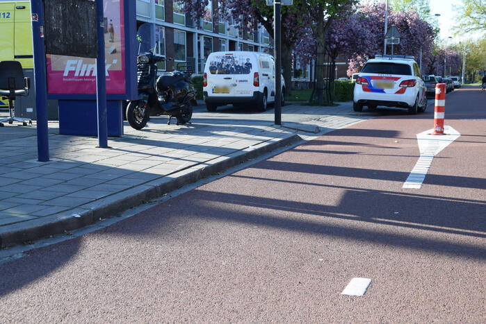 Scooterrijder aangereden door auto