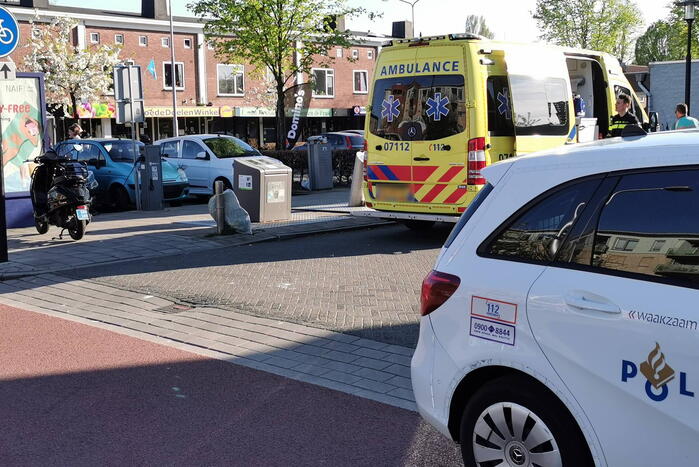 Scooterrijder aangereden door auto