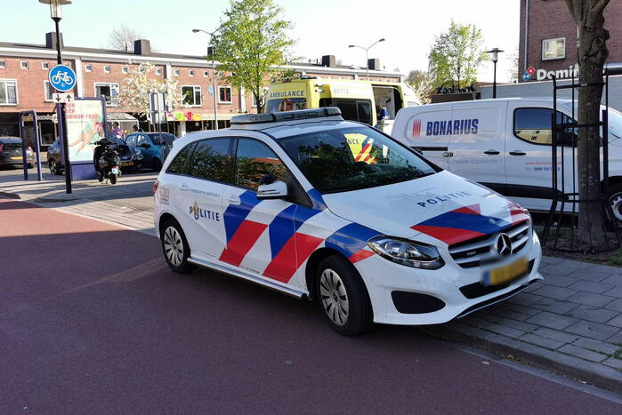 Scooterrijder aangereden door auto