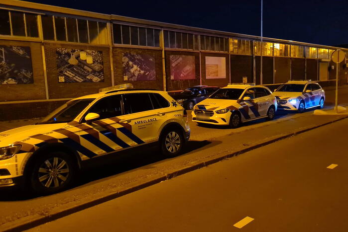 Auto met twee inzittenden de Merwedehaven ingereden